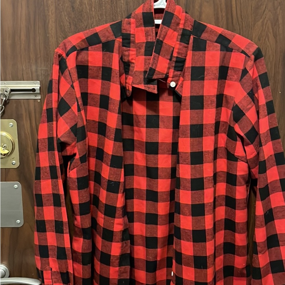 Men’s Red Flannel Shirt